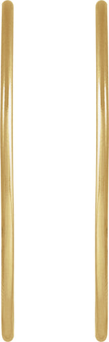 14K Yellow Gold-Filled 38 mm Hoop Earrings