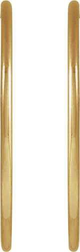 14K Yellow Gold-Filled 30 mm Hoop Earrings
