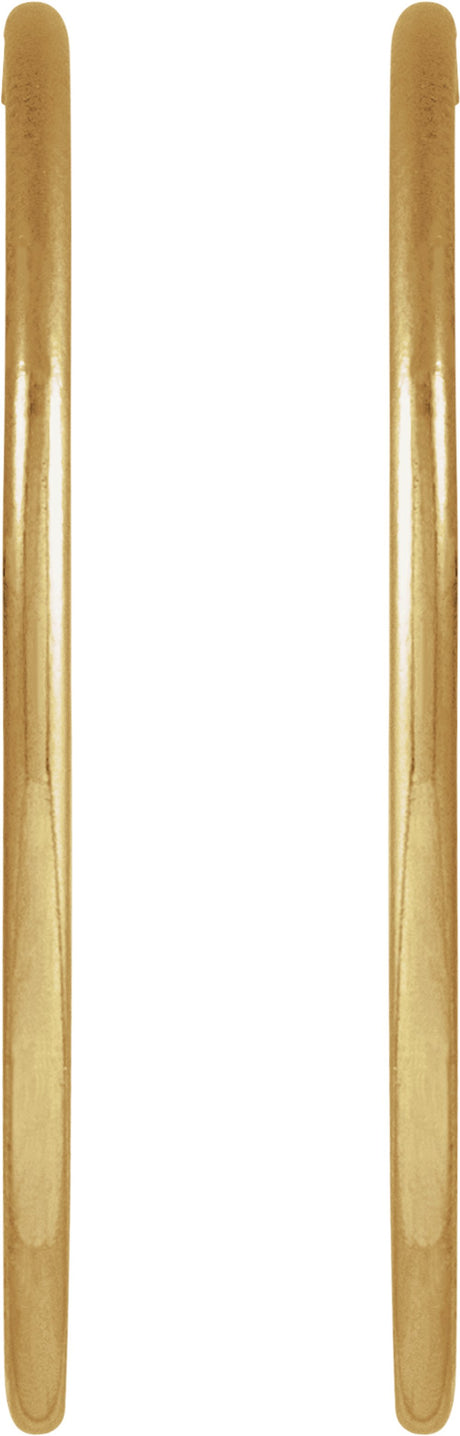 14K Yellow Gold-Filled 30 mm Hoop Earrings