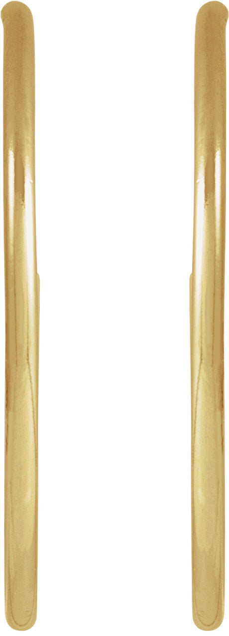 14K Yellow Gold-Filled 25 mm Hoop Earrings