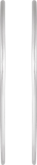 Sterling Silver 45 mm Hoop Earrings