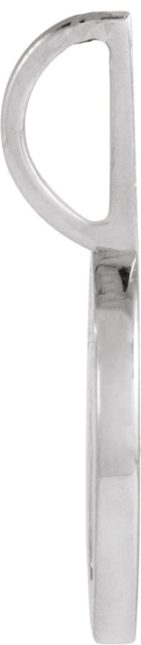 Sterling Silver .03 CTW Natural Diamond Mama Bear Pendant 