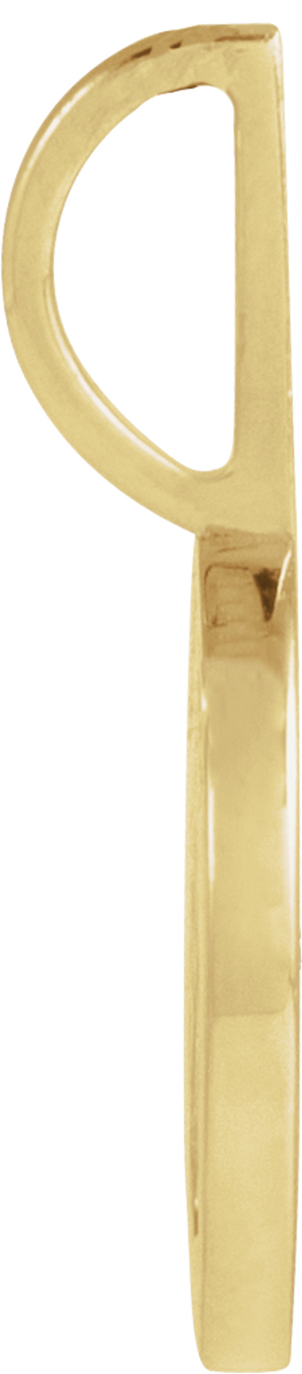 14K Yellow Gold .03 CTW Natural Diamond Mama Bear Pendant 