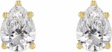 14K Yellow Gold 1 1/3 CTW Lab-Grown Diamond Earrings