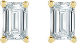 14K Yellow 3/4 CTW Natural Diamond Earrings