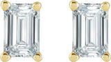 14K Yellow Gold 1 1/2 CTW Lab-Grown Diamond Earrings