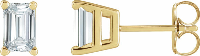 14K Yellow Gold 3/4 CTW Natural Diamond Earrings