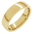 14K Yellow Gold 5.5 mm Comfort-Fit European-Style Band Size 5