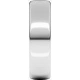 Sterling Silver 5.5 mm Comfort-Fit European-Style Band Size 8