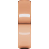 10K Rose 5.5 mm Comfort-Fit European-Style Band Size 10