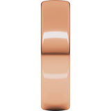 14K Rose Gold 5.5 mm Comfort-Fit European-Style Band Size 8.5