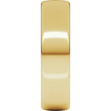 14K Yellow Gold 5.5 mm Comfort-Fit European-Style Band Size 5