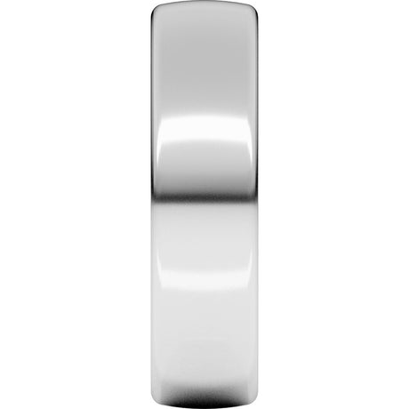 Sterling Silver 5.5 mm Comfort-Fit European-Style Band Size 8