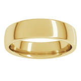 14K Yellow 5.5 mm Comfort-Fit Standard Weight European-Style Band