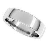 Sterling Silver 5.5 mm Comfort-Fit European-Style Band Size 8