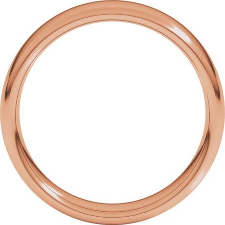 14K Rose Gold 5.5 mm Comfort-Fit European-Style Band Size 8.5