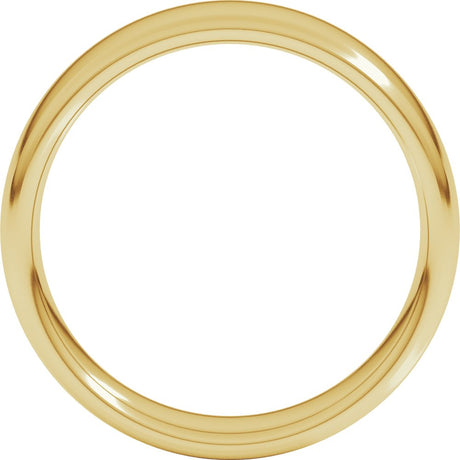 10K Yellow Gold 5.5 mm Comfort-Fit European-Style Band Size 8