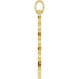 14K Yellow Petite 2024 Pendant