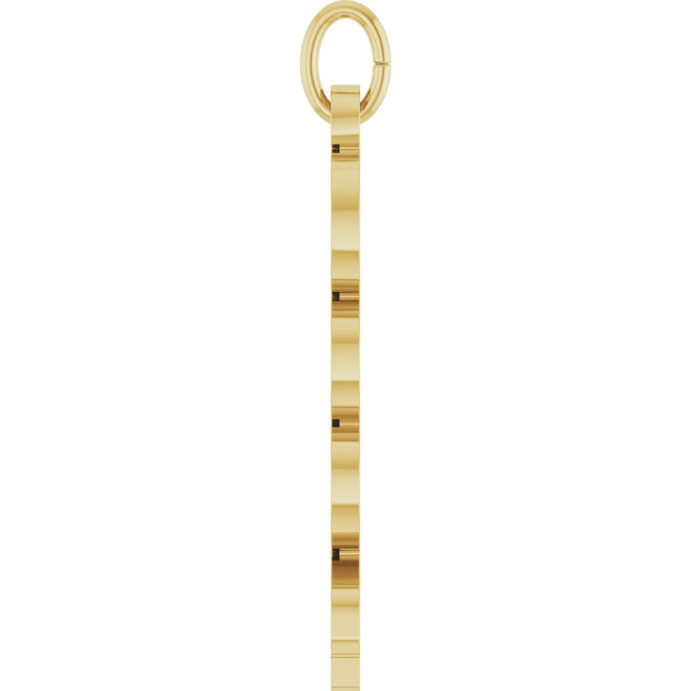 14K Yellow Petite 2024 Pendant