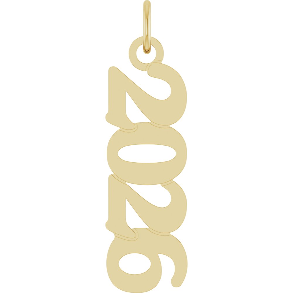 14K Yellow Petite 2026 Pendant