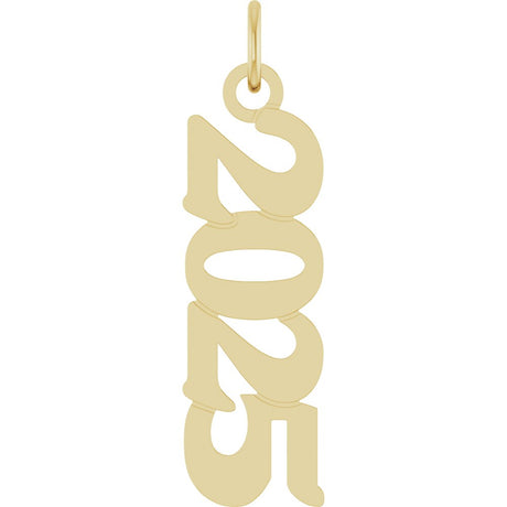 14K Yellow Gold Petite 2025 Pendant