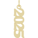 14K Yellow Petite 2025 Pendant