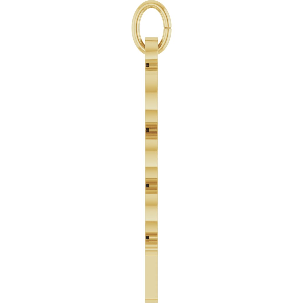 14K Yellow Petite 2027 Pendant