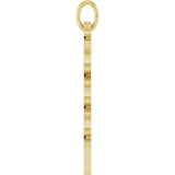 14K Yellow Petite 2027 Pendant