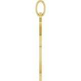 14K Yellow Gold Cross Pendant