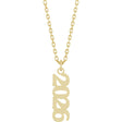 14K Yellow Petite 2026 18" Necklace