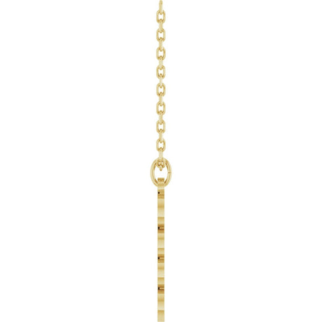 14K Yellow Petite 2026 18" Necklace