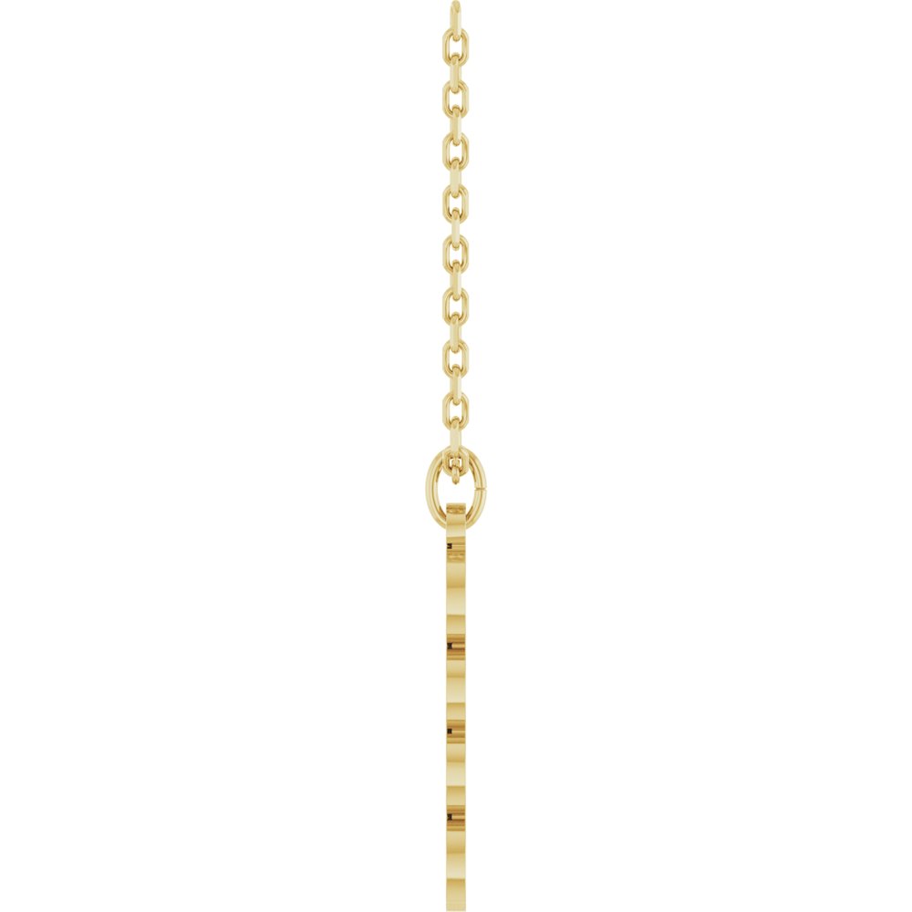 14K Yellow Petite 2026 18" Necklace