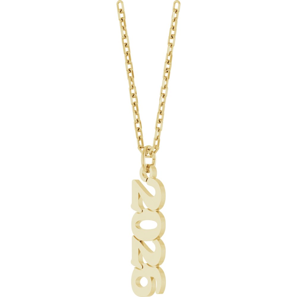 14K Yellow Petite 2026 18" Necklace