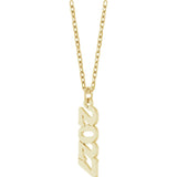 14K Yellow Petite 2027 18" Necklace