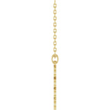 14K Yellow Petite 2028 18" Necklace