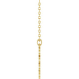 14K Yellow Petite 2028 18" Necklace