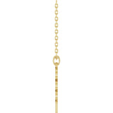 14K Yellow Petite 2027 18" Necklace