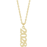 14K Yellow Petite 2028 18" Necklace