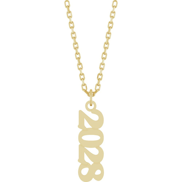 14K Yellow Petite 2028 18" Necklace