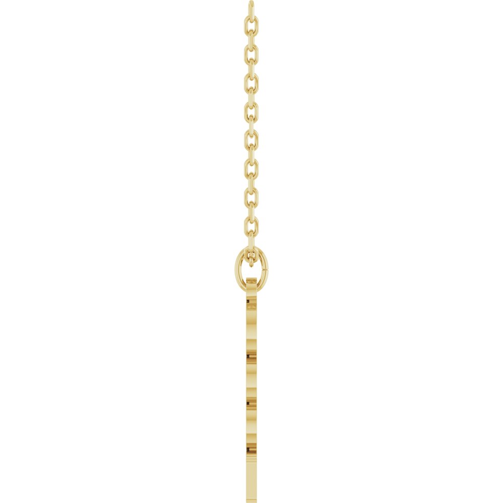 14K Yellow Petite 2023 18" Necklace