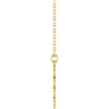 14K Yellow Petite 2029 18" Necklace