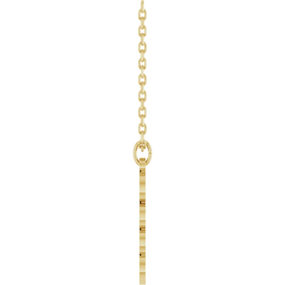 14K Yellow Petite 2029 18" Necklace