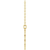 14K Yellow Petite 2029 18" Necklace
