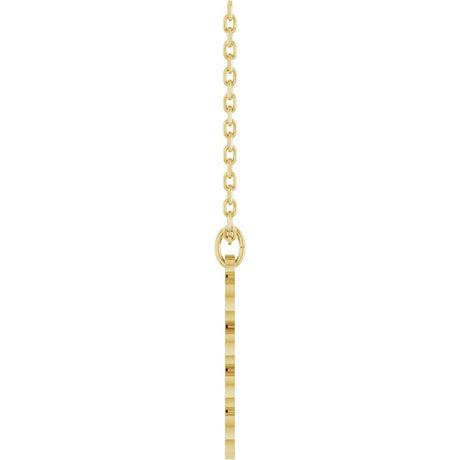 14K Yellow Petite 2029 18" Necklace