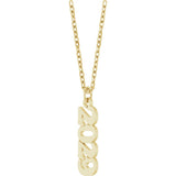 14K Yellow Petite 2029 18" Necklace