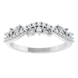 14K White Gold 1/3 CTW Lab-Grown Diamond Anniversary Band