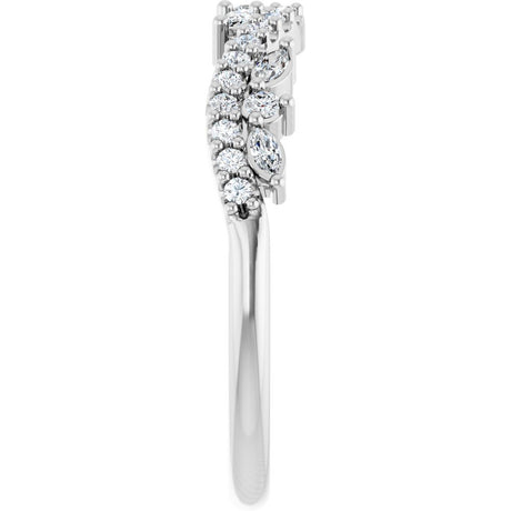 14K White Gold 1/3 CTW Lab-Grown Diamond Anniversary Band