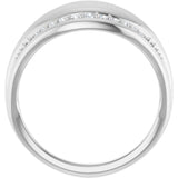 14K White 1/5 CTW Natural Diamond Ring