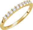 14K Yellow 1/2 CTW Lab-Grown Diamond Anniversary Band