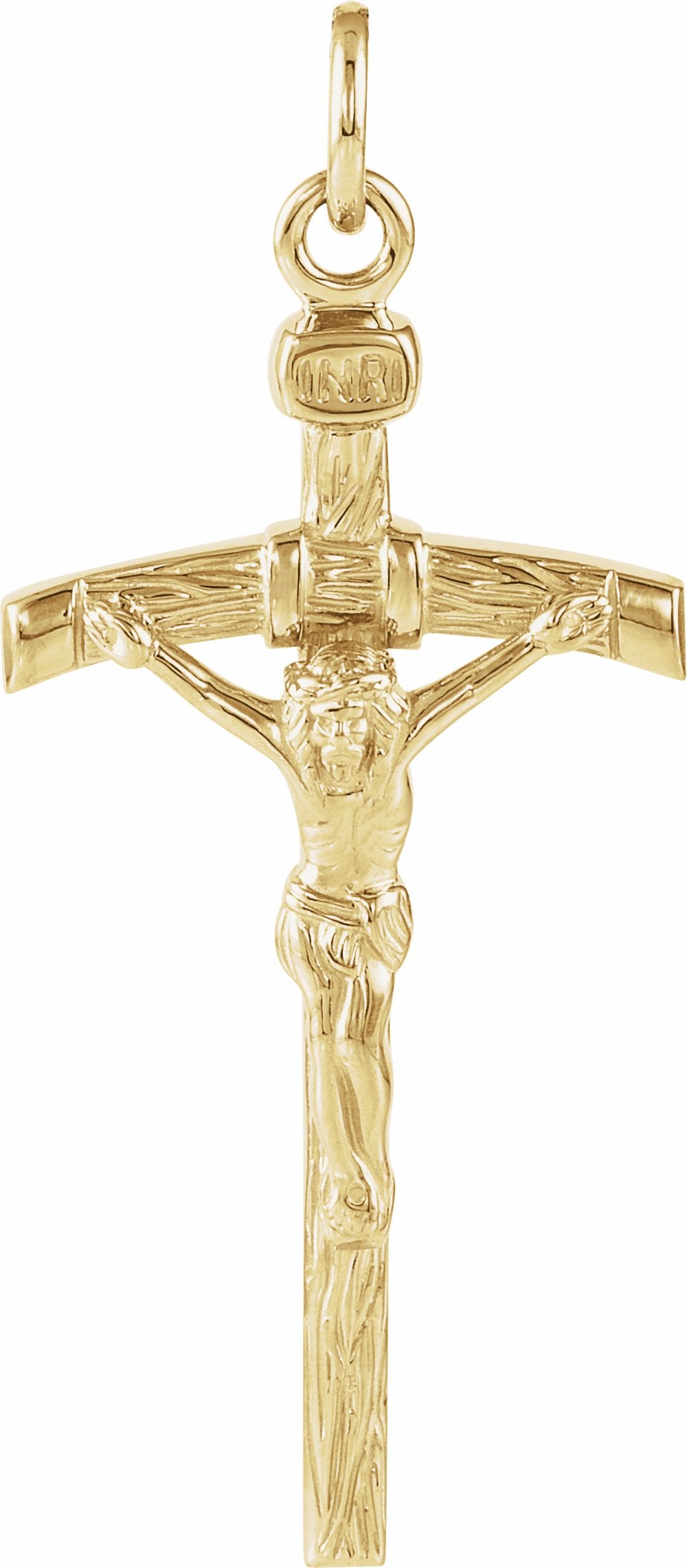 14K Yellow Crucifix Pendant